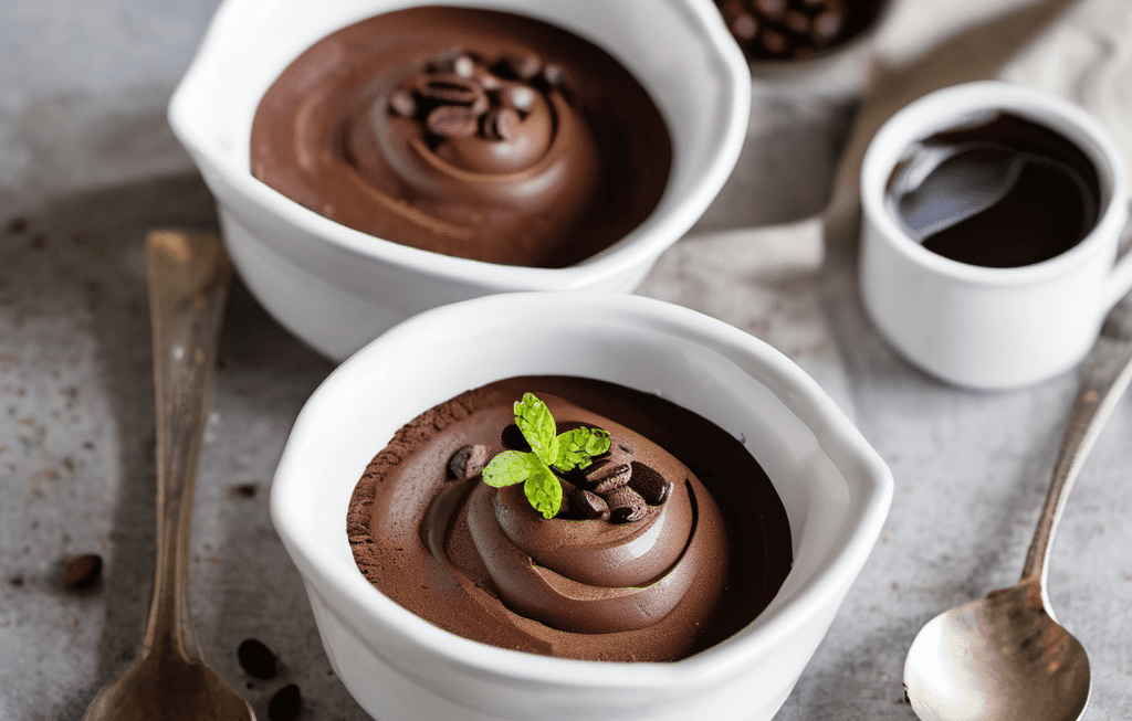 Chocolate Mousse with Cardamom and Coffee Recipe