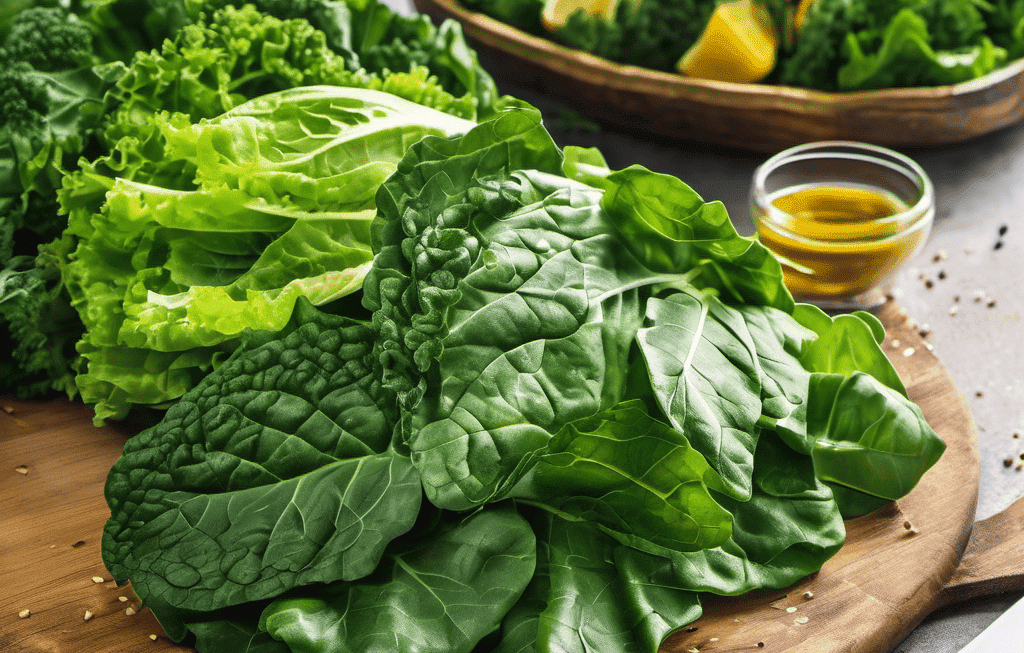 Nutritional composition of leafy greens for liver repair